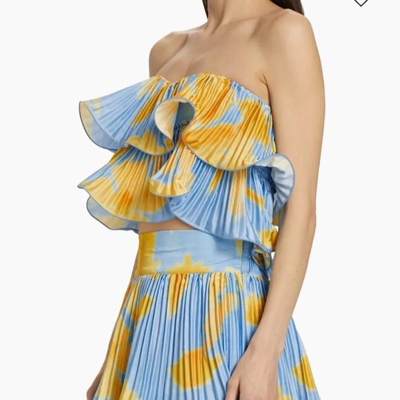 L’Idee Romance top and Tiered Maxi skirt set NWT 10 - Picture 3 of 7